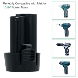 BL1013 10.8V 1500mAh 2000mAh Li-ion Rechargeable Battery for Makita Cordless Screwdriver TD090D DF030D CL100D Drill Screwdriver