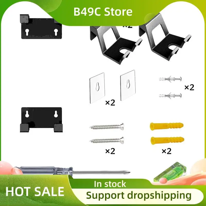 

B49C Настенный держатель Mental для серии S, для аксессуаров SXS — вертикальный подвесной на стену или под столом, черный