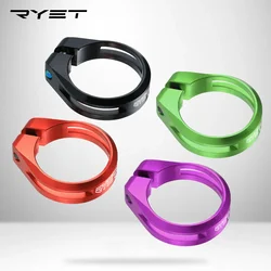 Ryet Bike Seat Post Clamp CNC Aluminum Alloy Super Light Cycling Saddle Seat Post Clamp for 27.2/30.8/31.6mm Bicycle Part