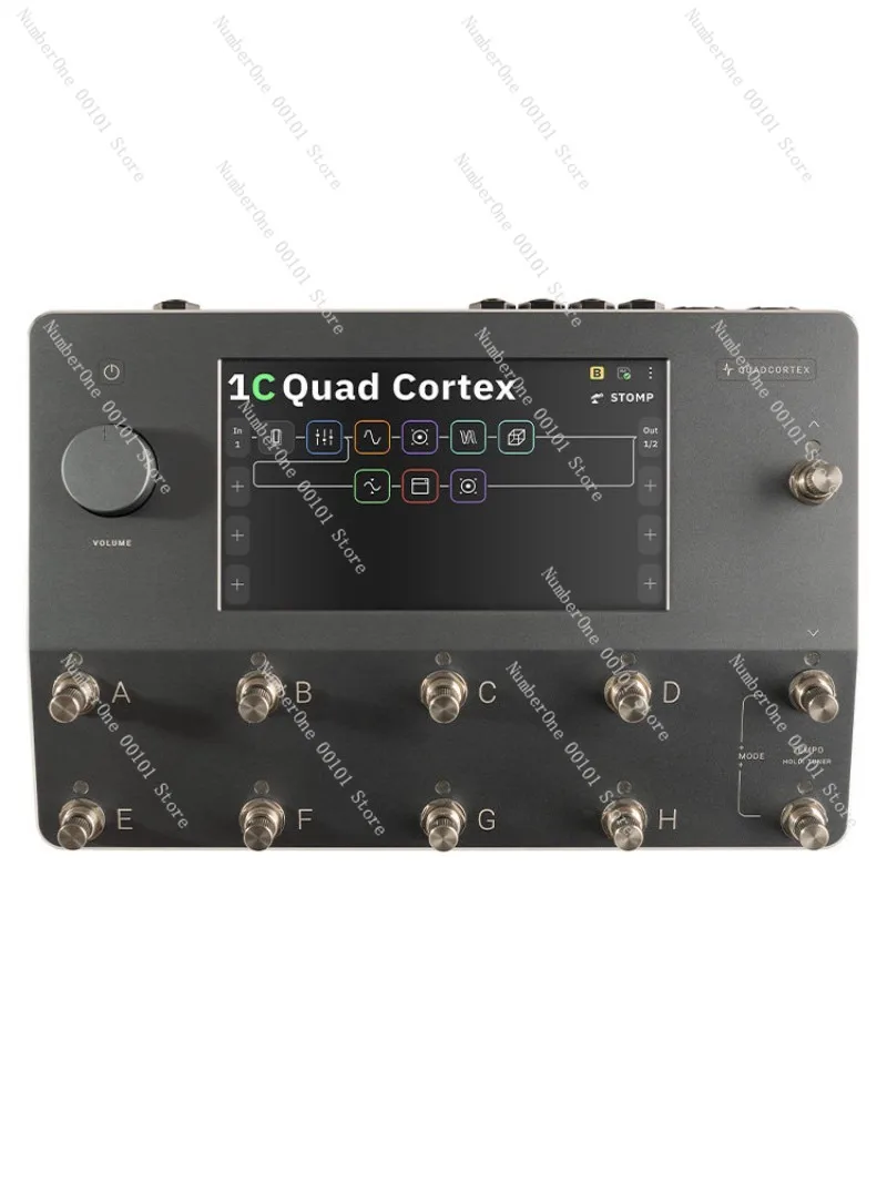 Touch Screen Analog Floor Standing Digital Modeling Electric Guitar Bass Effects