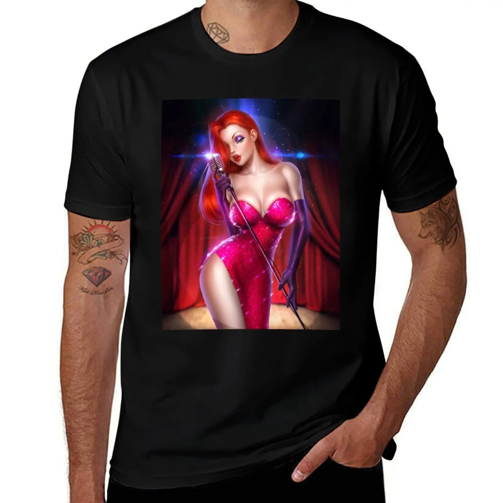 

Jessica rabbit T-Shirt anime t shirts oversize t shirts for man graphic tees man t shirts high quality luxury brand T-shirt
