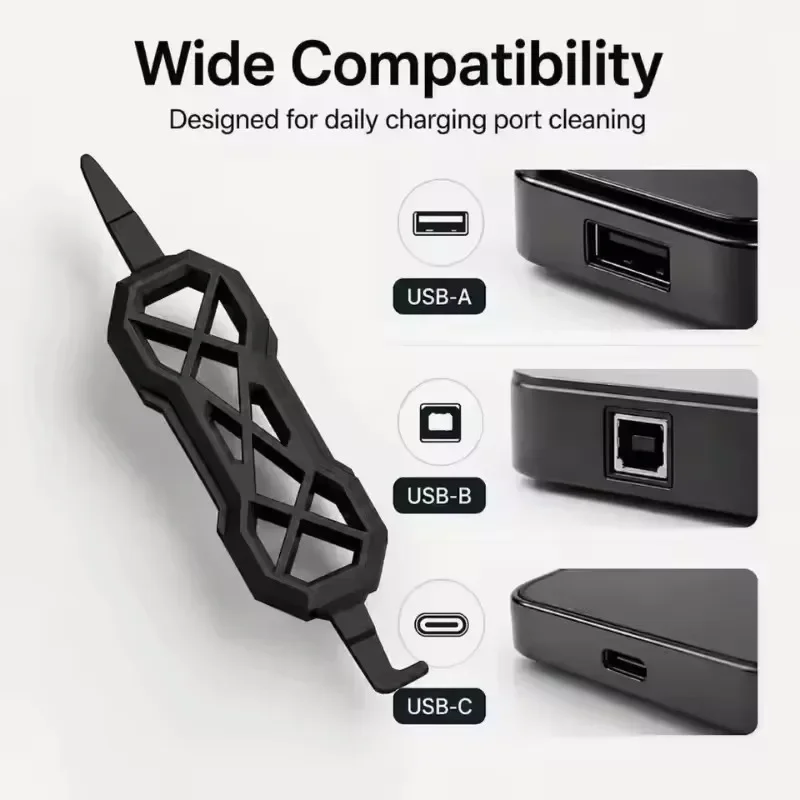 1/10個入り 3Dプリント製 ポータブル充電ポートクリーナ - Heels のレビューと価格