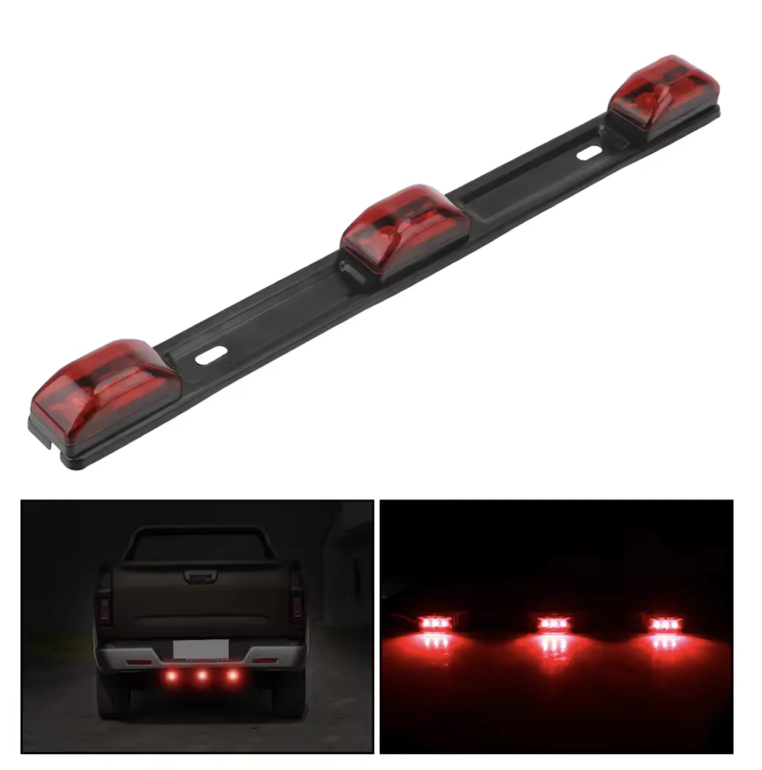 

9 LED Truck & RV Rear Brake Lamp, Side Marker Light Bar and Taillight Strip Combo for Commercial and Camper Vehicles