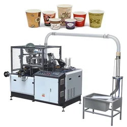 High Speed Automatic Paper Bowl Water Carton Cup Forming Machine Biodegradable Disposable Paper Cup making Machine Price