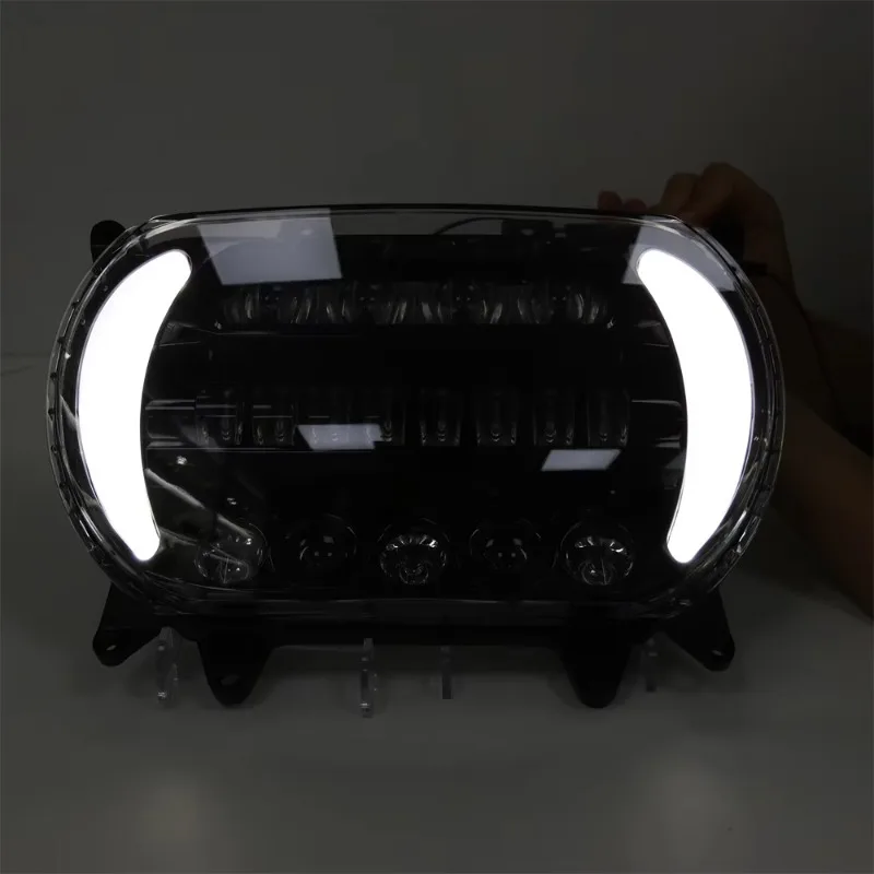 TIYPEOR LED Motorcycle Projection Headlight DRL Turn Signal Lights for Road Glide 2015-2020 Lighting System Headlamp