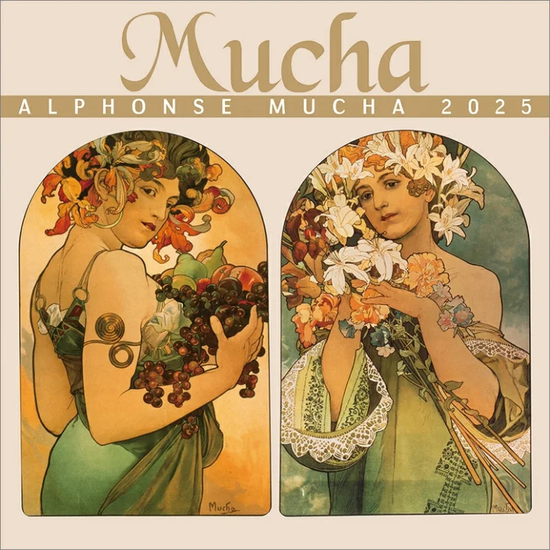 Mucha 2025 Calendar Mucha Euphorbia Japonica 4968855250253 Book