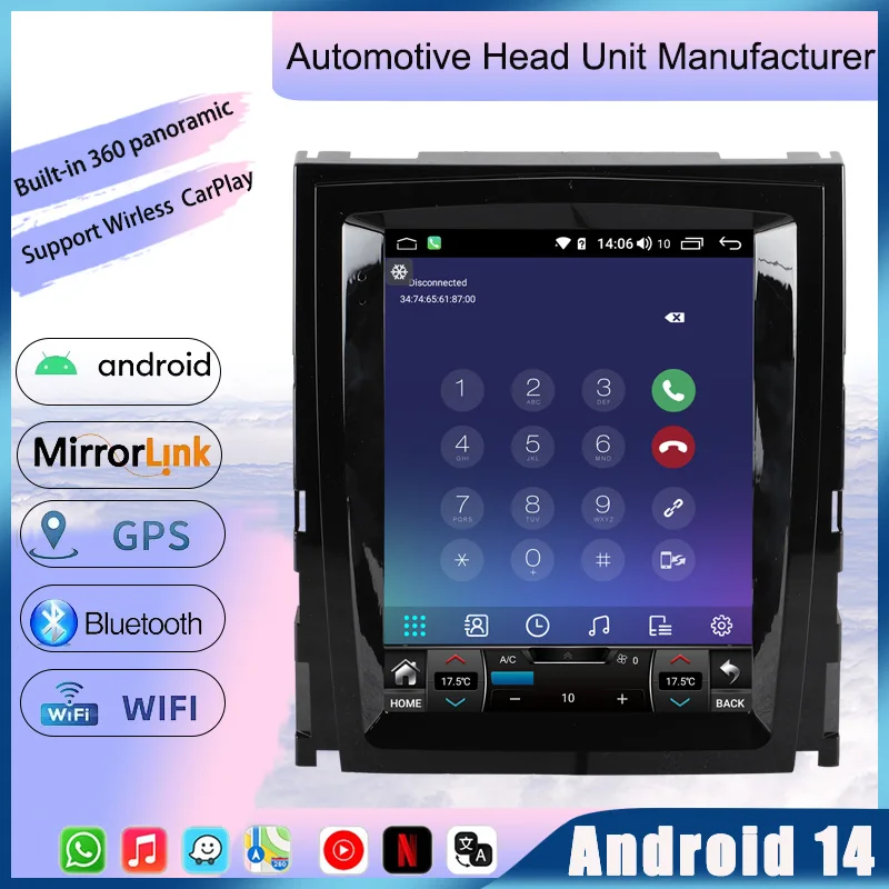 

9.7" Android 14 For Cadillac Escalade 2007- 2014 Car GPS Navigation Head Unit Stereo Multimedia Player Radio Tape Recorder