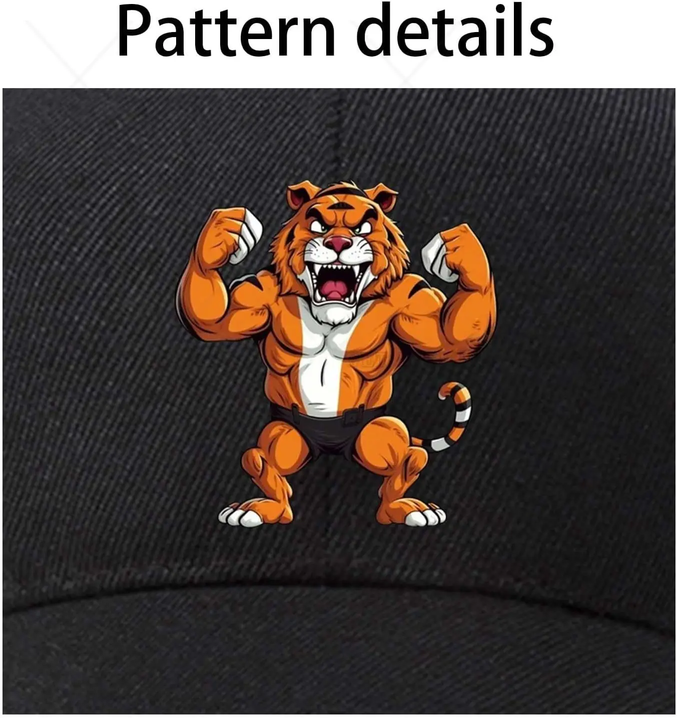 Berretto da Baseball divertente tigre del fumetto cappello da papà regolabile cappello in cotone non strutturato per berretto Snapback da uomo per adolescenti