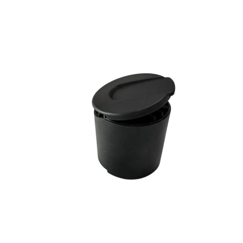 One Piece Black Color Cup Holder Trash Bin For Volkswagen VW Polo 9N3