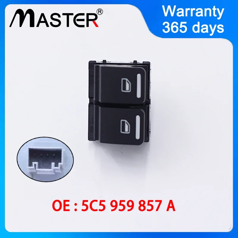 

Power Master Window Switch Control Button 5C5959857A for VW Beetle Cabrio 2013 2014-2019 5C5 959 857 A