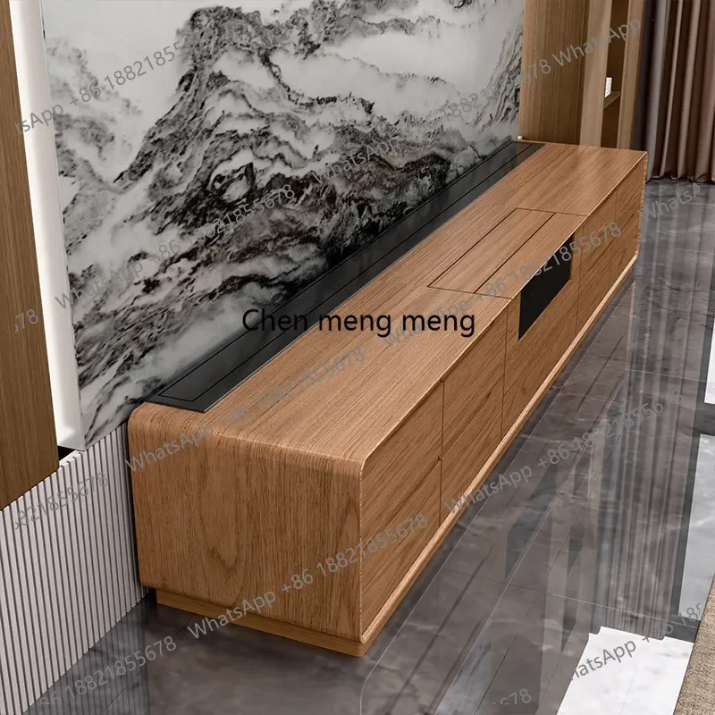 100-Inch floor rise screen integrated laser TV telescopic cabinet 120-inch villa large flat-floor cinema cinema a50