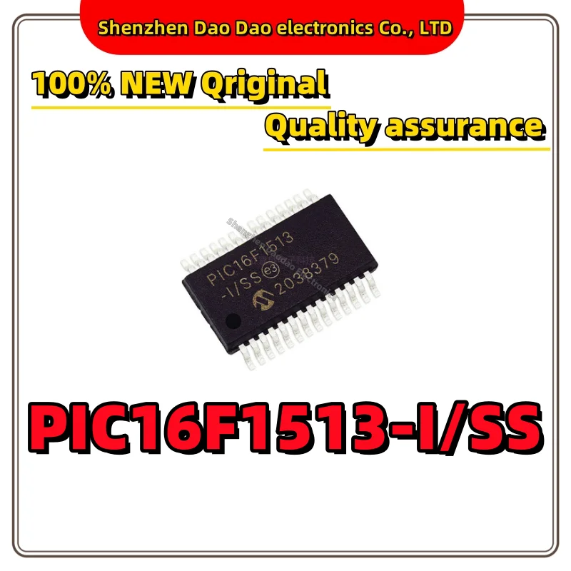 

5Pcs PIC16F1513-I/SS PIC16F1513 IC Chip SSOP-28 8 bit microcontroller MCU chip new original