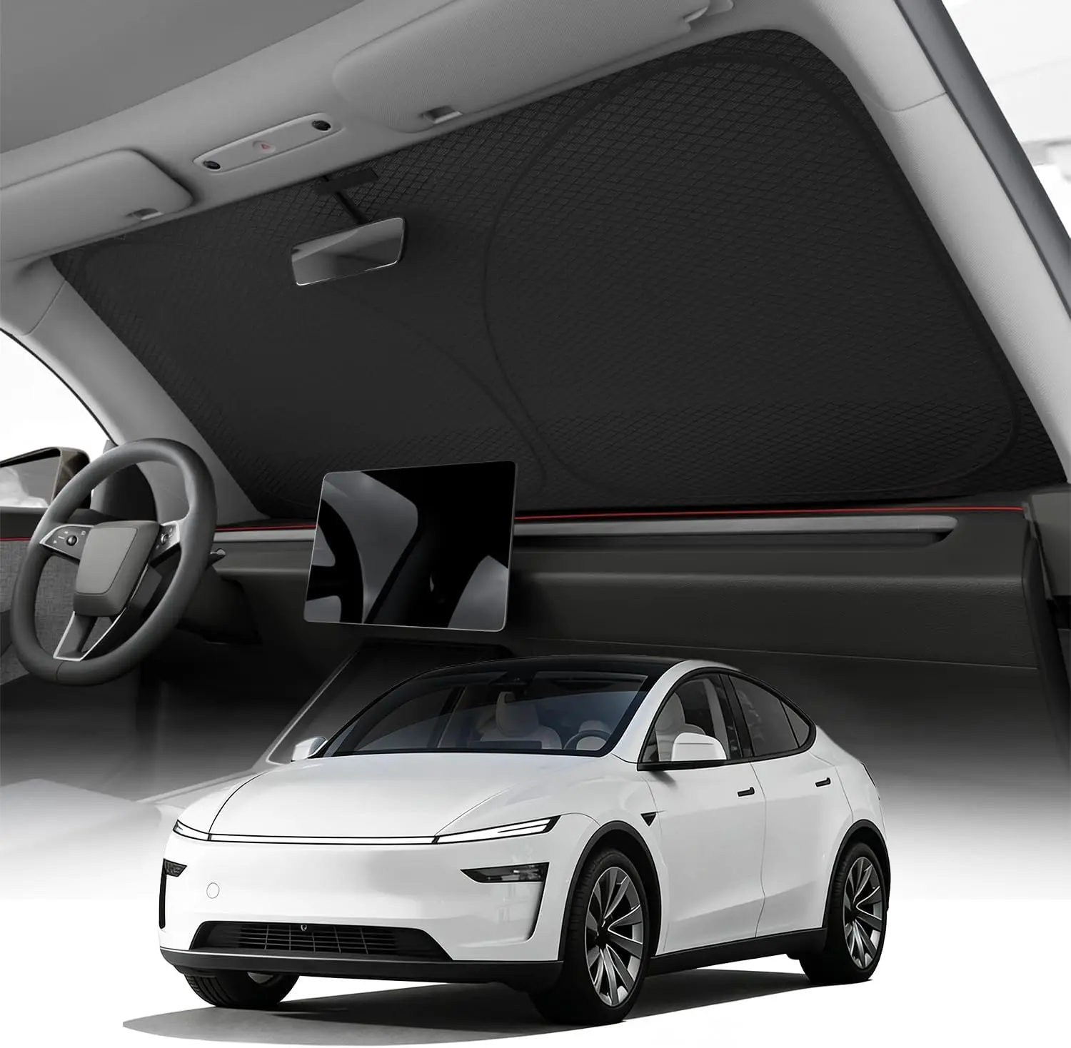 

Солнцезащитный козырек Pro Windshield 3-го поколения для Tesla Model Y (Juniper) 2019-2026 годов выпуска