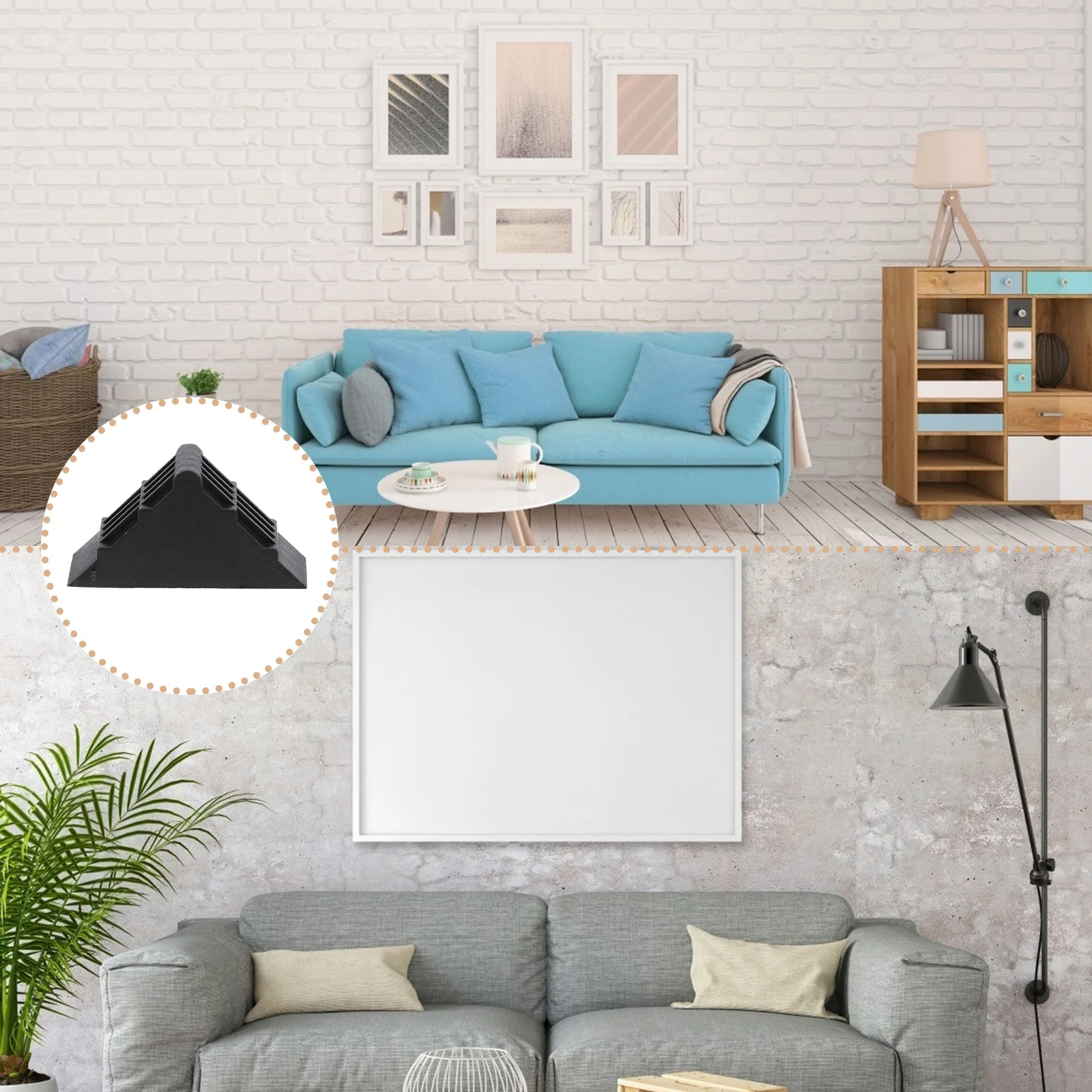 

100 Pcs Corner Protectors PE PP Material Sturdy Safe Versatile Home Framer Artwork Shipping Storage Furniture Edges Protection