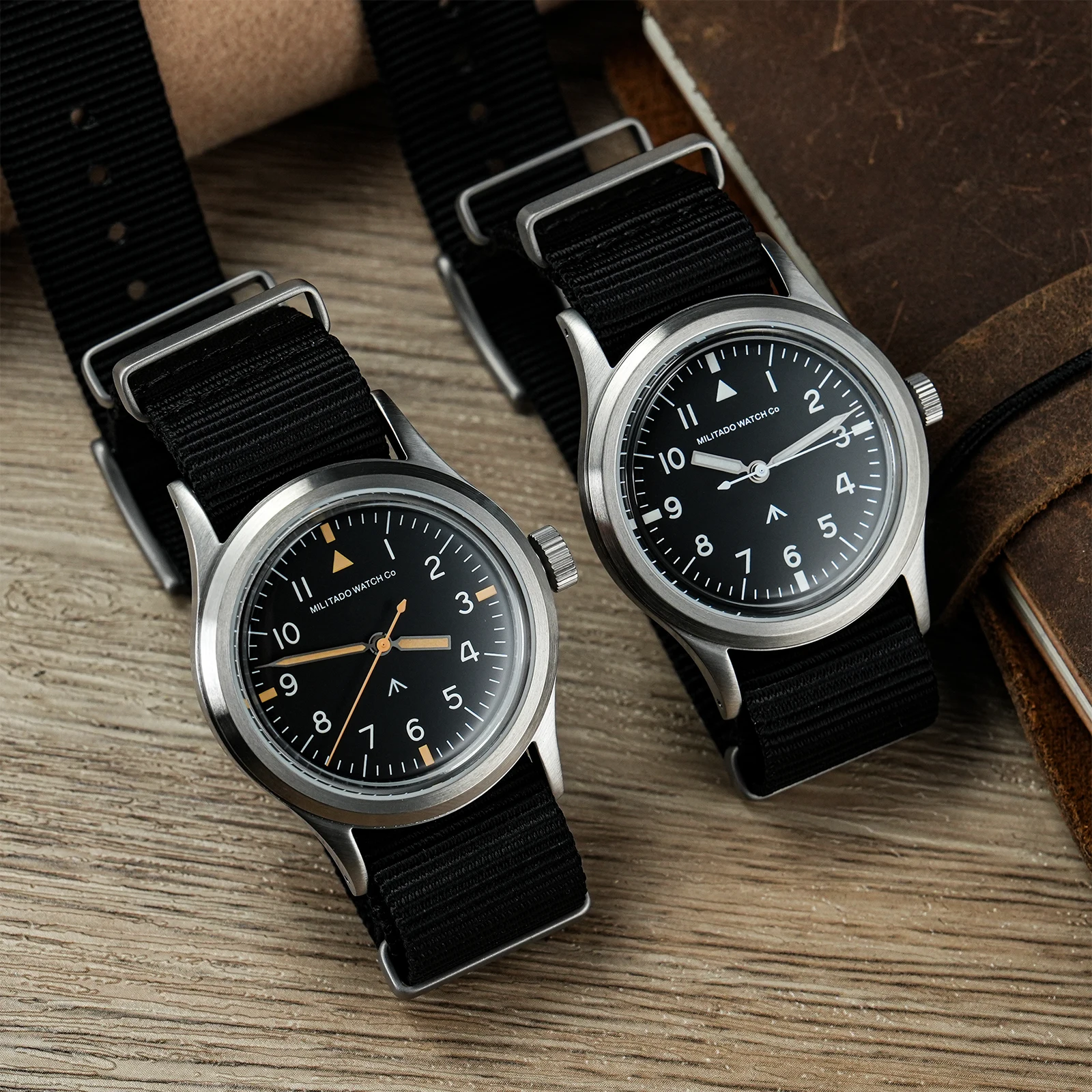 Militado ML13 Watch Super 2035 Quartz Movement Bubble K1 Glass  AR Coating 100m Waterproof Stainless Steel Wristwatch