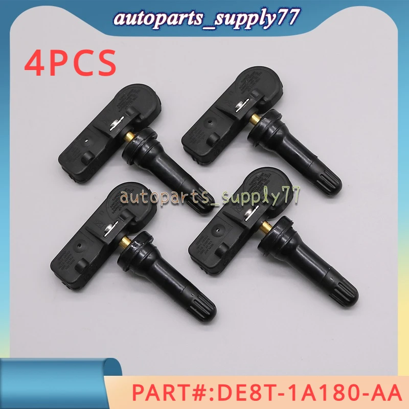 4Pcs DE8T-1A180-AA TPMS Sensor For Ford Focus Escape Explorer Fusion F-150 Flex Edge Lincoln Navigator MKC MKX MKS Mercury