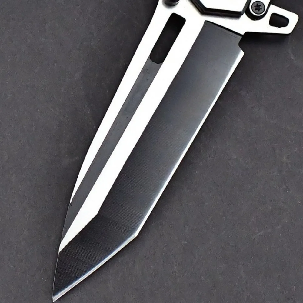 Faca de bolso de alta qualidade, facas leves e duráveis, lâmina 5cr13mov, cabo de aço 420, faca dobrável para esportes ao ar livre