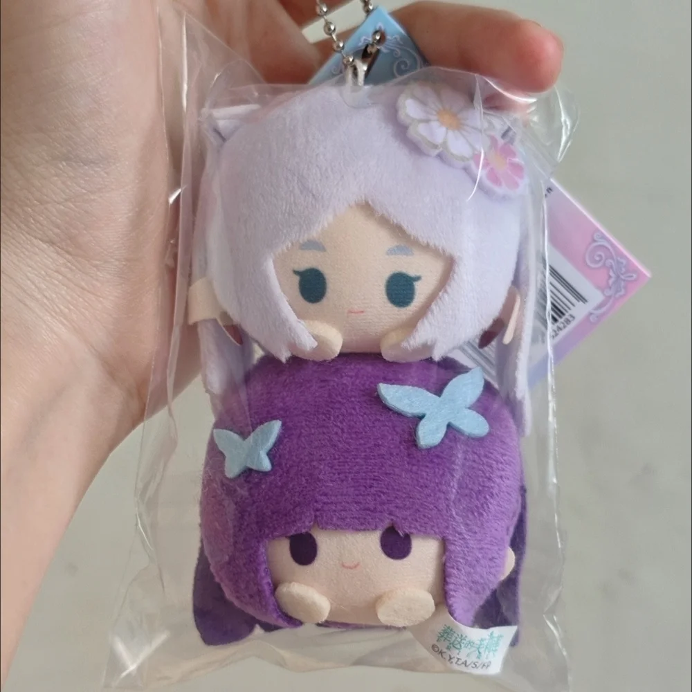 Frieren: Beyond Journey's End Lying Posture Anime Doll Backpack Belt Dual-Use Plush Pendant Desktop Display Doll Collect Gift