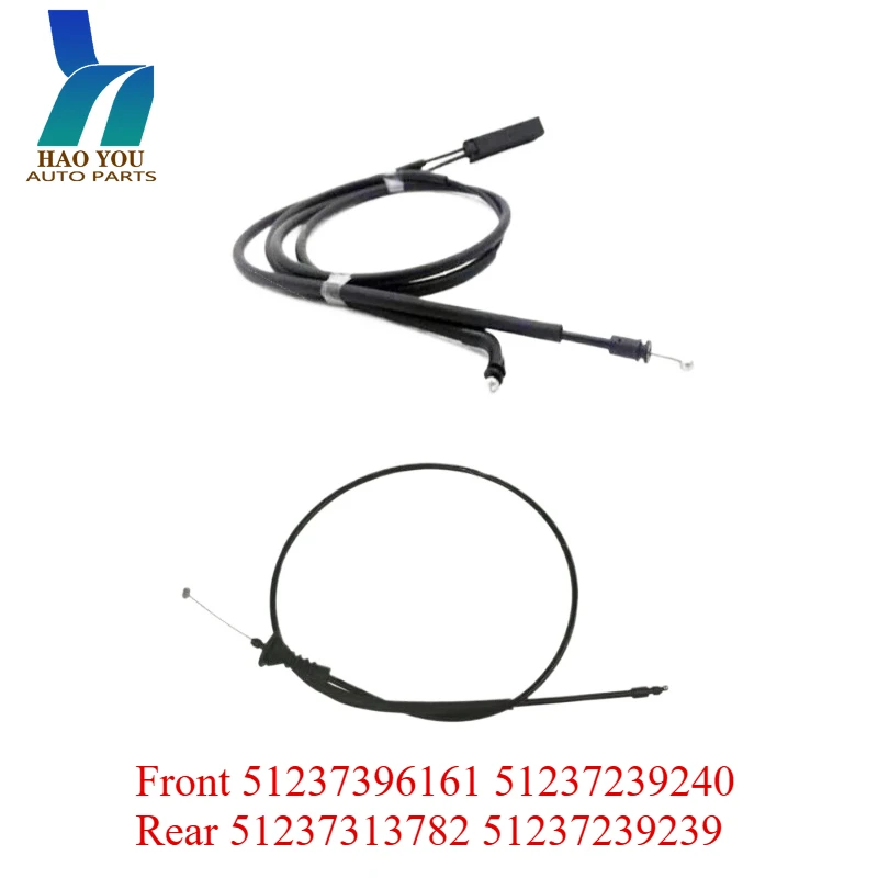 

Front 51237396161 51237239240 Rear 51237313782 51237239239 Hood Release Cable for BMW 320i 328i 335i XDrive