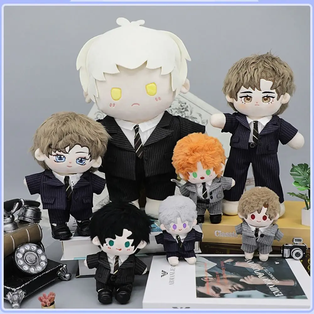 Kid Gift Clothing DIY 20cm Cotton Doll Clothes Adorable Handsome Tie Shirt Suit High Quality Changing Dressing Game