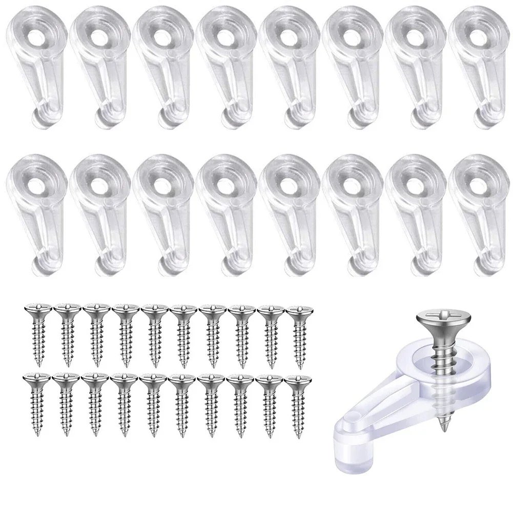 Measure The Glass PCS Glass Panel Clips Non Slip Mirror Clips Suitable For Fixing Mirror Clips Glass Panel Clips