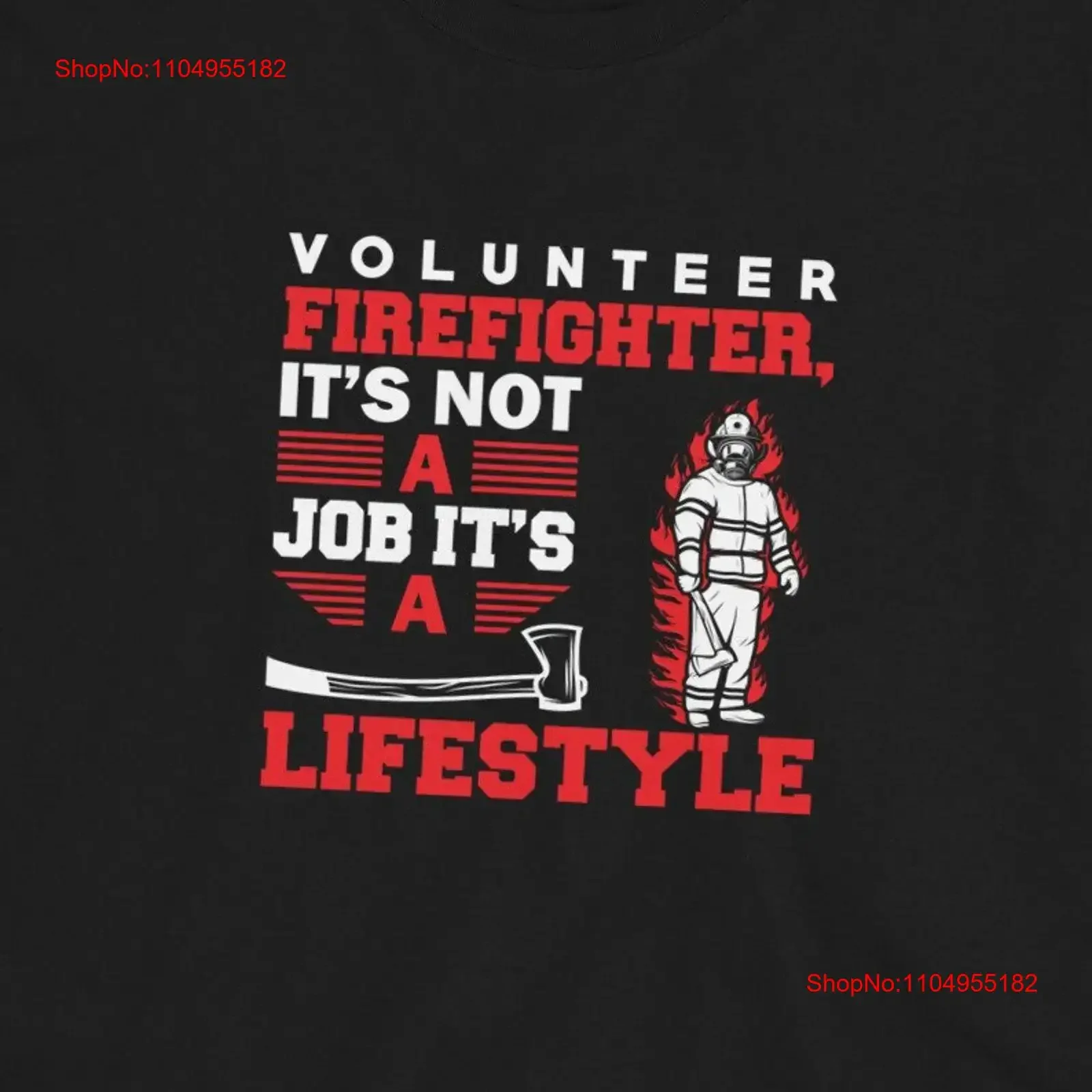رجل الإطفاء المتطوعين ليس نمط حياة وظيفي المستجيب الأول عتيق مغسول للجنسين ملابس الشارع مصممة متعددة الاستخدامات #1