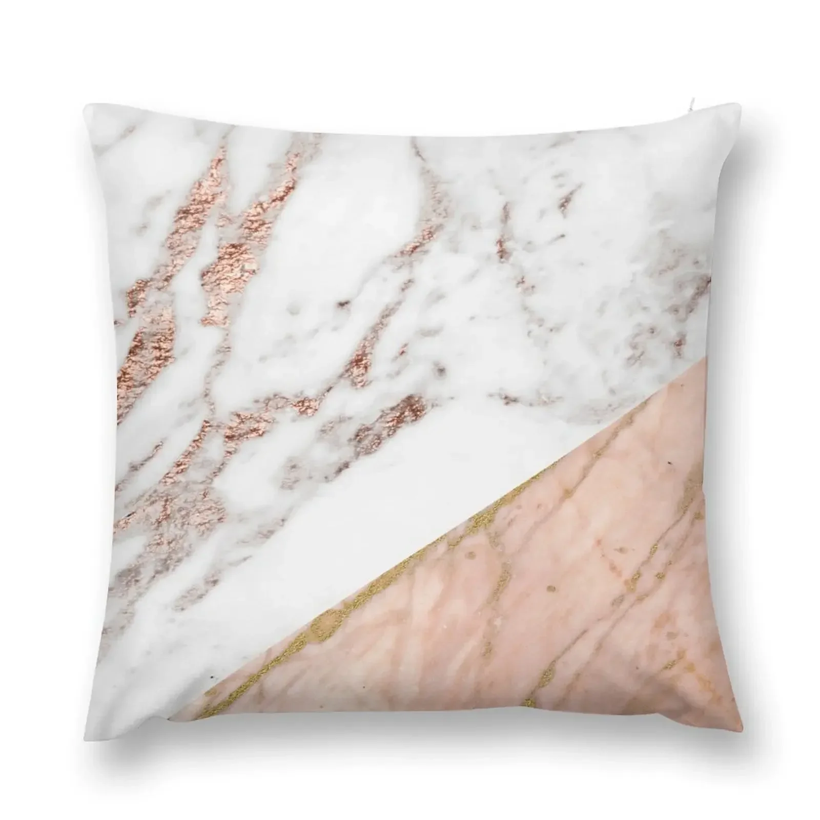 

Rose gold marble blended Throw Pillow Christmas Pillows Decorative Sofa Cushion ornamental pillows pillow pillowcase pillow