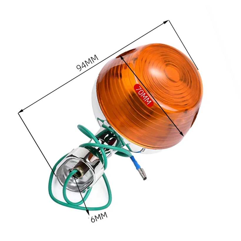 Motorcycle Tail Lamp/Siginal Turning Light for Honda Jialing Lifan Dayang Dayun Zonsheng Loncin Italika for 50cc-110cc Universal