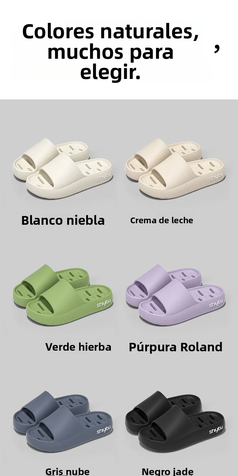 Zapatillas de baño antideslizantes EVA para el hogar, zapatos de interior de secado rápido, nuevo estilo de verano para hombr...