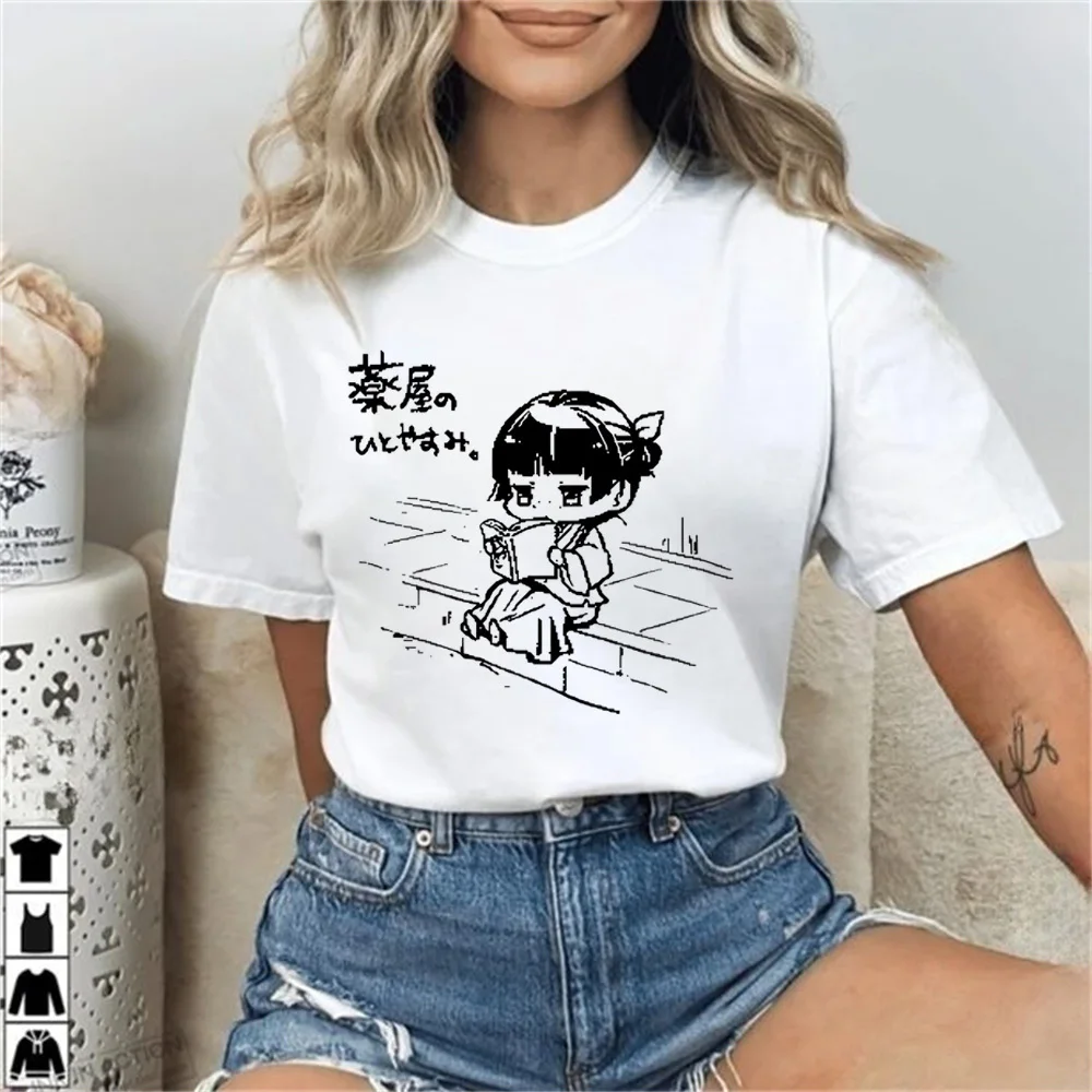 

Apothecary Diaries t shirt female Psychedelic Digital Y2k 80s top tees Trendy Retro Punk Colorful aesthetic Comfortable