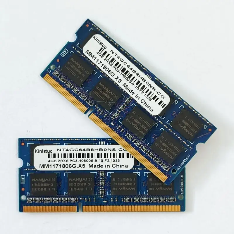 Kinlstuo RAMS DDR3 4GB 1333MHz Laptop memory ddr3 4gb 2RX8 PC3-10600S-9-10-F2 SODIMM 1.5V 204PIN