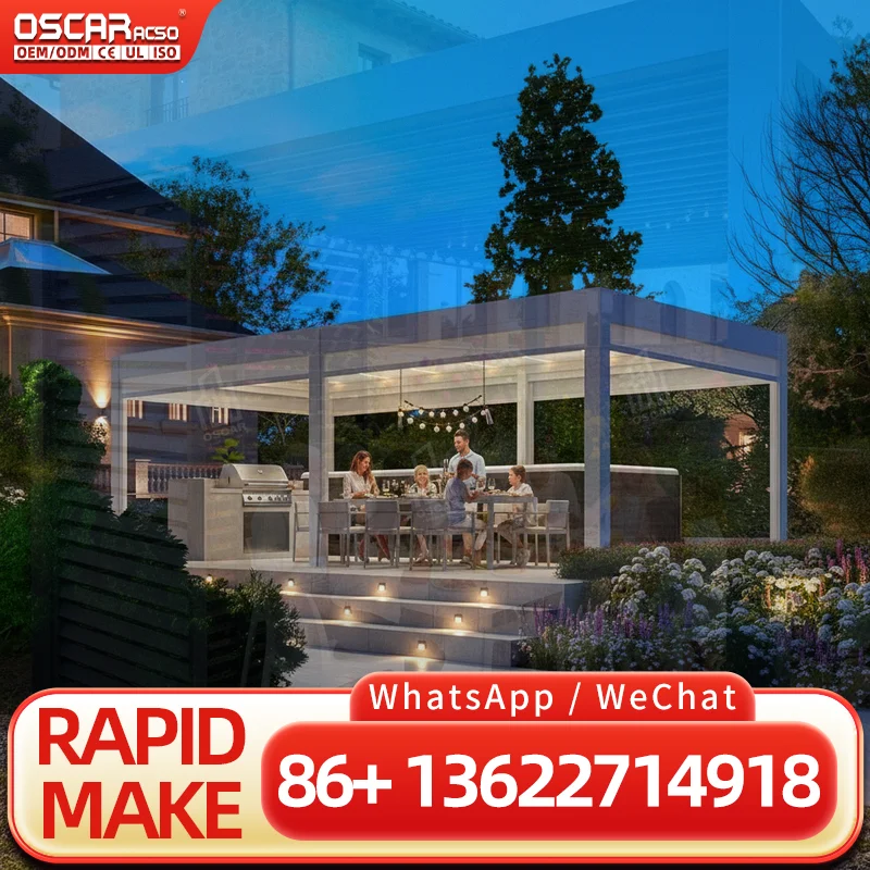 Cobertura Modular para Pátio E - Smart Garden Electric Pergola avaliação e preço