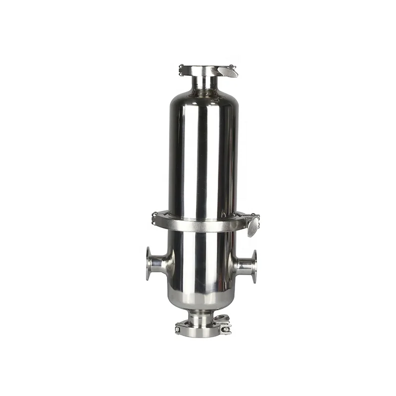 Stainless Steel Gas Air Steam Filter Housing Industrial Filtration Equipment Filter Vessel For Liquid Gas Steam Treatment