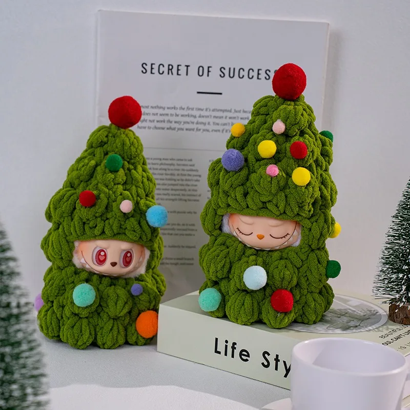 

Labuwa Одежда Готовая пряжа Вязаная крючком Кукольная одежда Рождественская елка Игрушки ручной работы Куклы Рождественская елка Одежда