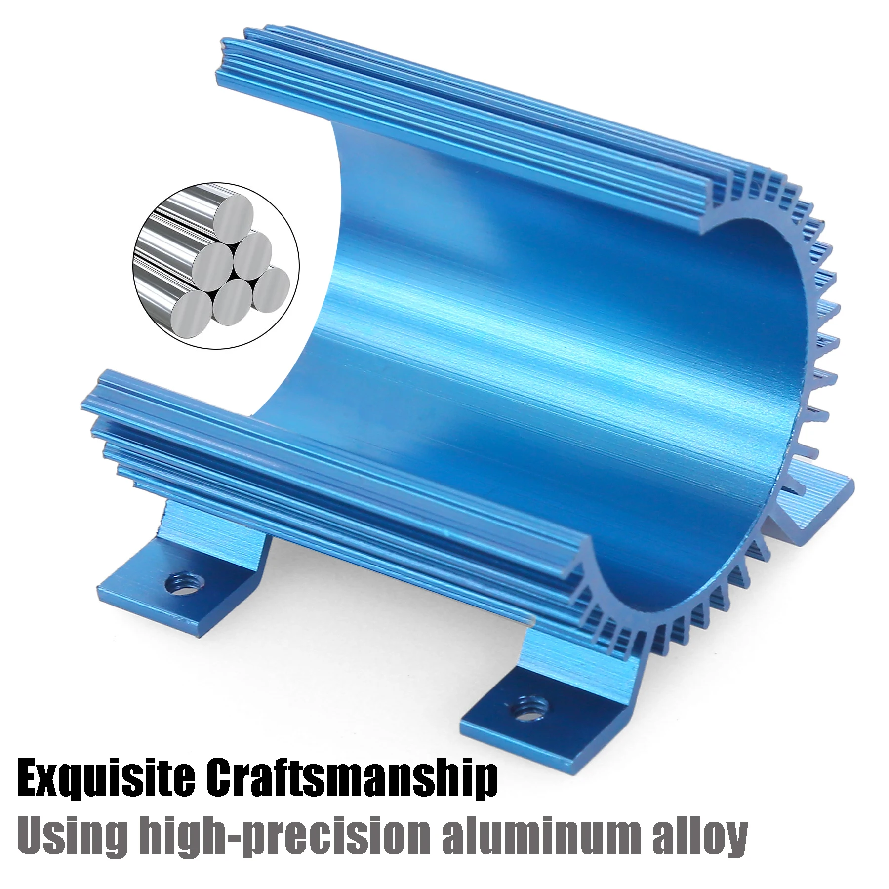 Motor Heatsink 1PCS Racing Aluminum Electric Motor Heat Sink Radiator Cooling Fins for 540 550  Motor RC Car Part