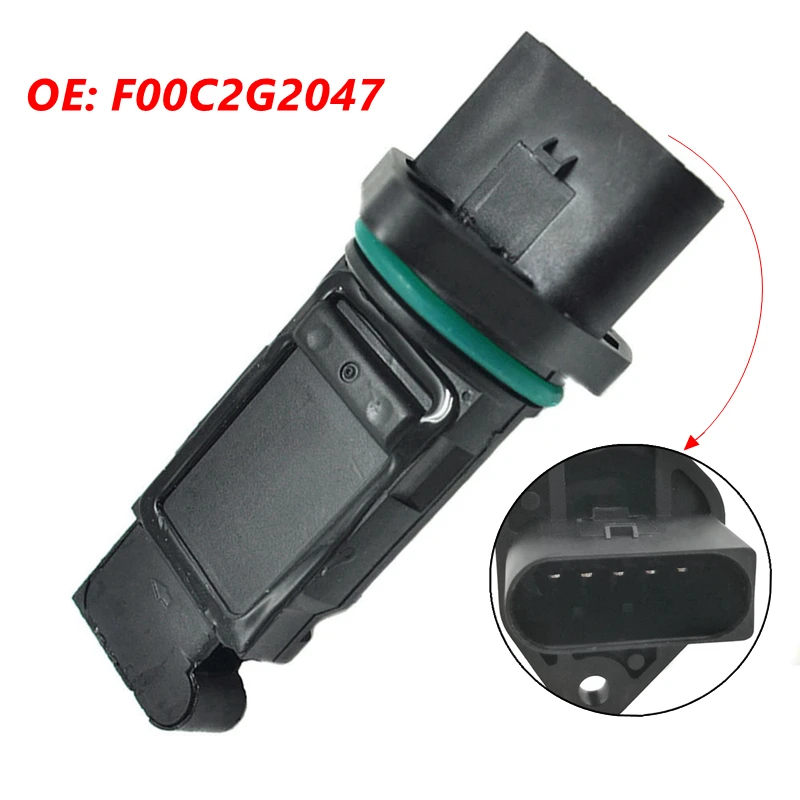 

Датчик массового расхода воздуха F00C2G2047 MAF для Audi A3 A4 A6 A8 Seat Alhambra VW Golf IV Bora Skoda Fabia F 00C 2G2 047