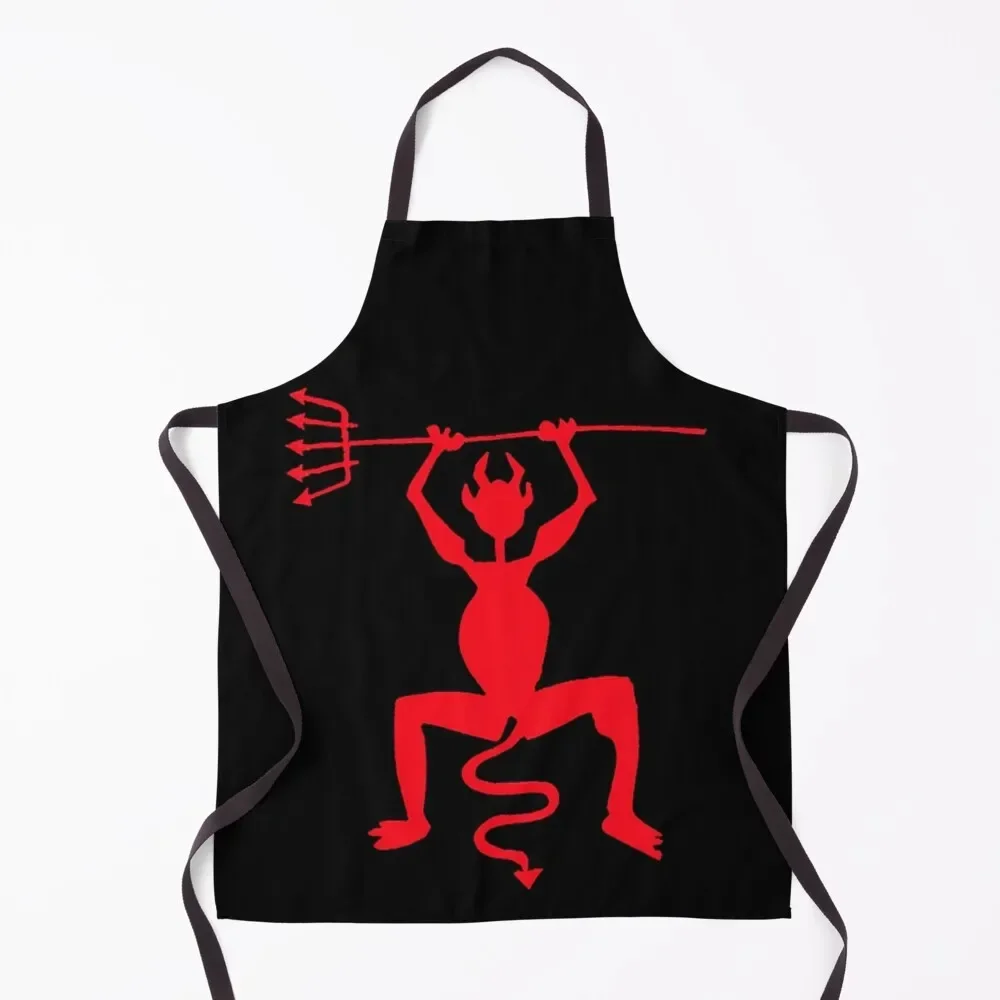 

Lanzarote Fire Devil - Red Apron Women's Kitchen Kitchenware Apron