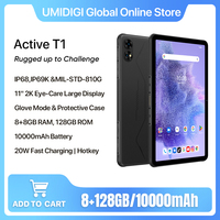 UMIDIGI Active T1 Rugged Tablet Android 13,16GB (8+8GB Extended) RAM ,128GB ROM 10000mAh 11 \