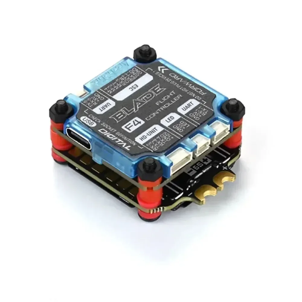 RUSHFPV 2025 جديد RUSH BLADE F405 Stack F405 وحدة تحكم في الطيران مع 50A Sport F4 ESC 128K لطائرة RC FPV حرة بدون طيار