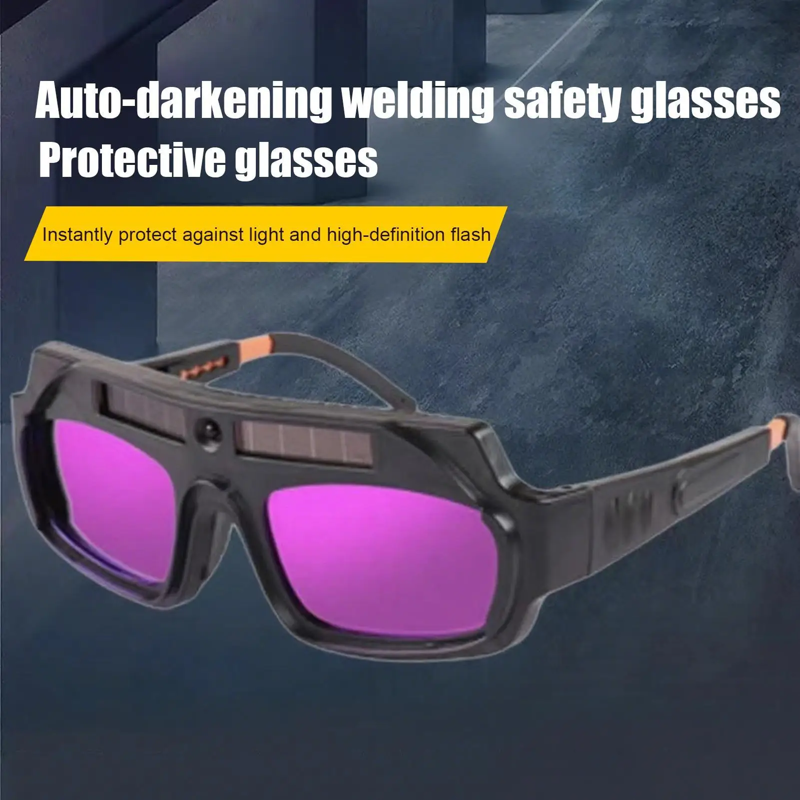 Kacamata Las Kacamata Tukang Las Pelindung Keselamatan Gelap Otomatis Kacamata Helm Pelindung Mata Ringan untuk Memotong