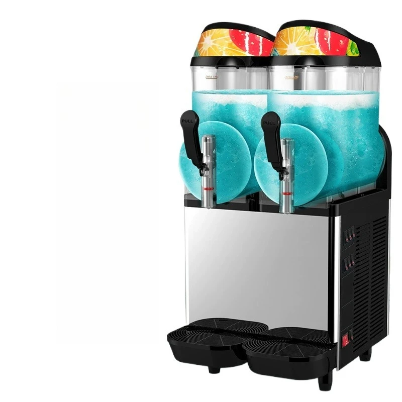 

Smoothie Machine Commercial Single and Double Cylinder Smoothie/Cold Drink Machine Snow Melting Machine