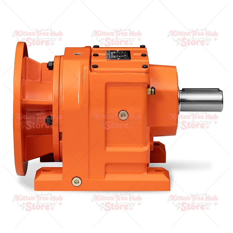 S-type helical worm gear reducer, SF47 reducer, SA47 right-angle hole output vertical reducer.