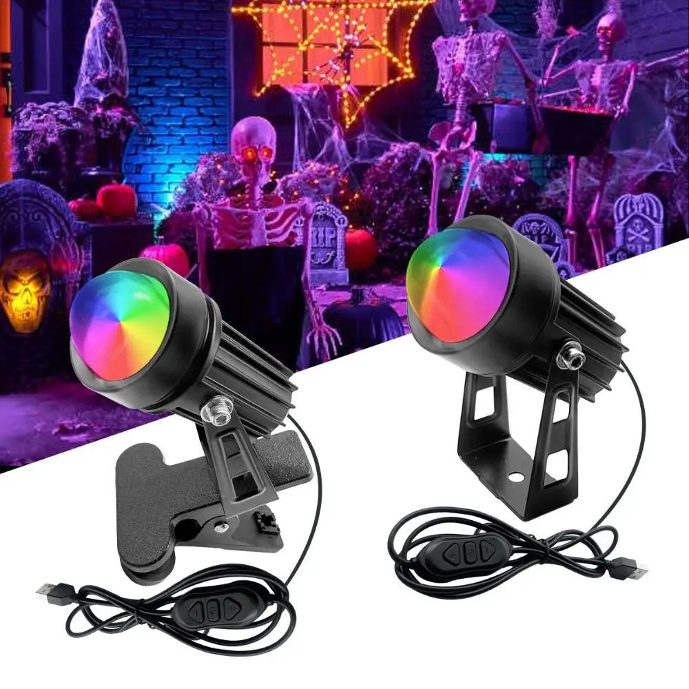Cord Dimmable USB Powered LED Light Multi Color Changing Adjustable Clip Clip RGB Light Energy-Saving LED Compact Lightweight