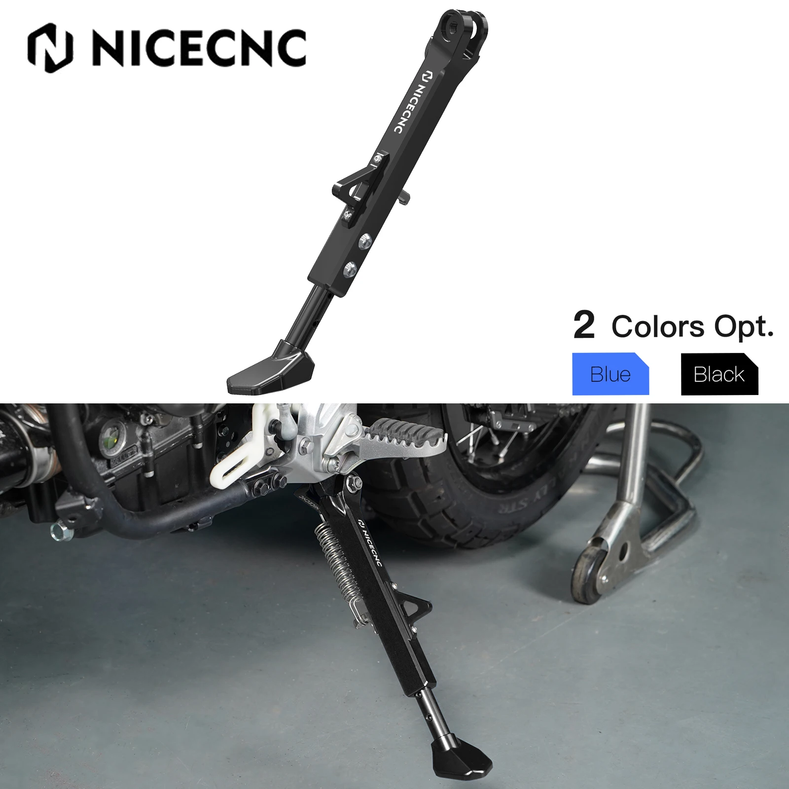 

For 2019-2024 Yamaha Tenere 700 XTZ 700 Motorcycle Parking Side Stand Kickstand T700 Rally Edition 2020 2021 2022 2023 2024