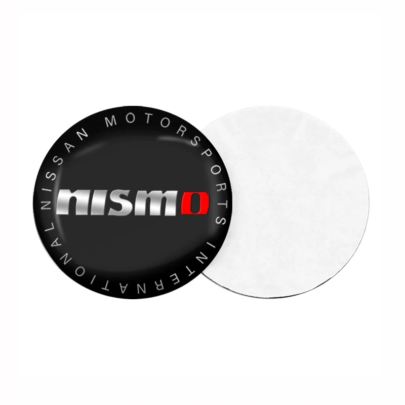 4pcs 56mm Car Wheel Center Cover Sticker Hub Cap For Nismo Logo Emblem R34 GTR Nissan Tiida Sylphy Teana X-trail 1 2 Qashqa