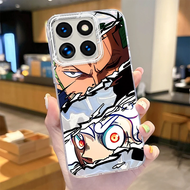 Anime O-One Piece Luffy Zoro Phone Case for Xiaomi 13T Pro 11 Lite 11i POCO X6 X5 X3 NFC M6 5G M4 M3 M2 F6 F5 F3 C61 4G Cover