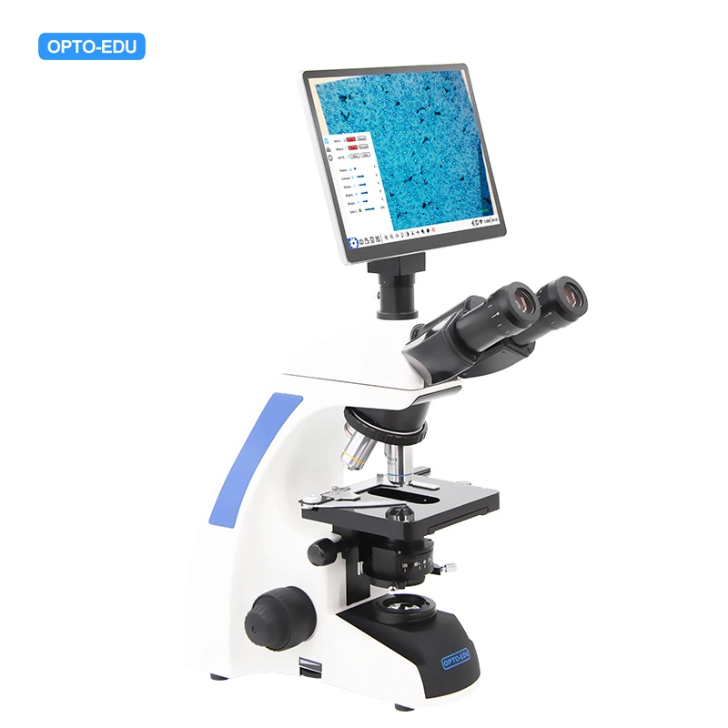 OPTO-EDU A33.1502 microscopio digitale trinoculare 10000x Video Lcd