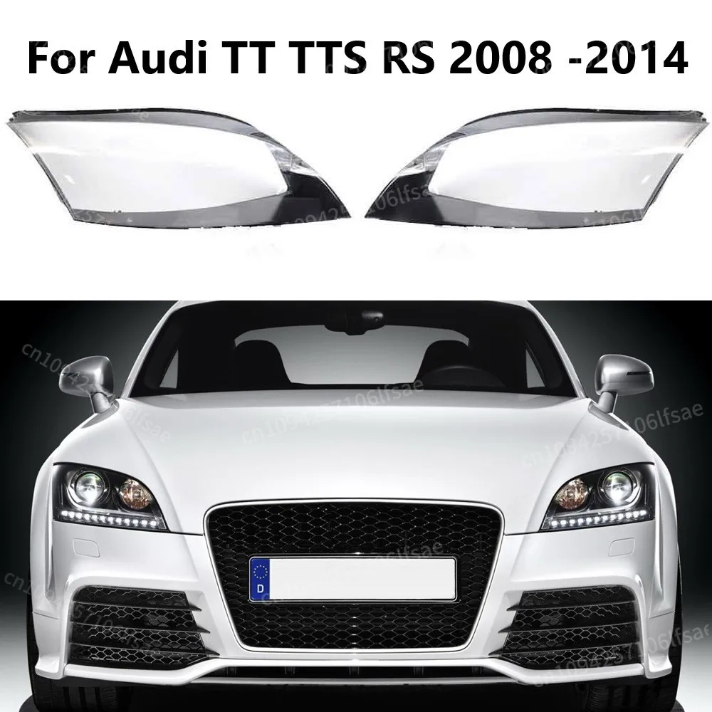 

Left Right Transparent Headlight Lens Cover Headlamp Lampshade Lampcover Head Lamp Glass Shell For TT TTS TT RS 2008-2014
