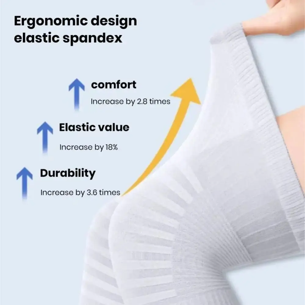 1pair Nylon Knee Braces Patella Brace High Elastic Elastic Breathable Knee Sleeves Light and Thin Protect Meniscus