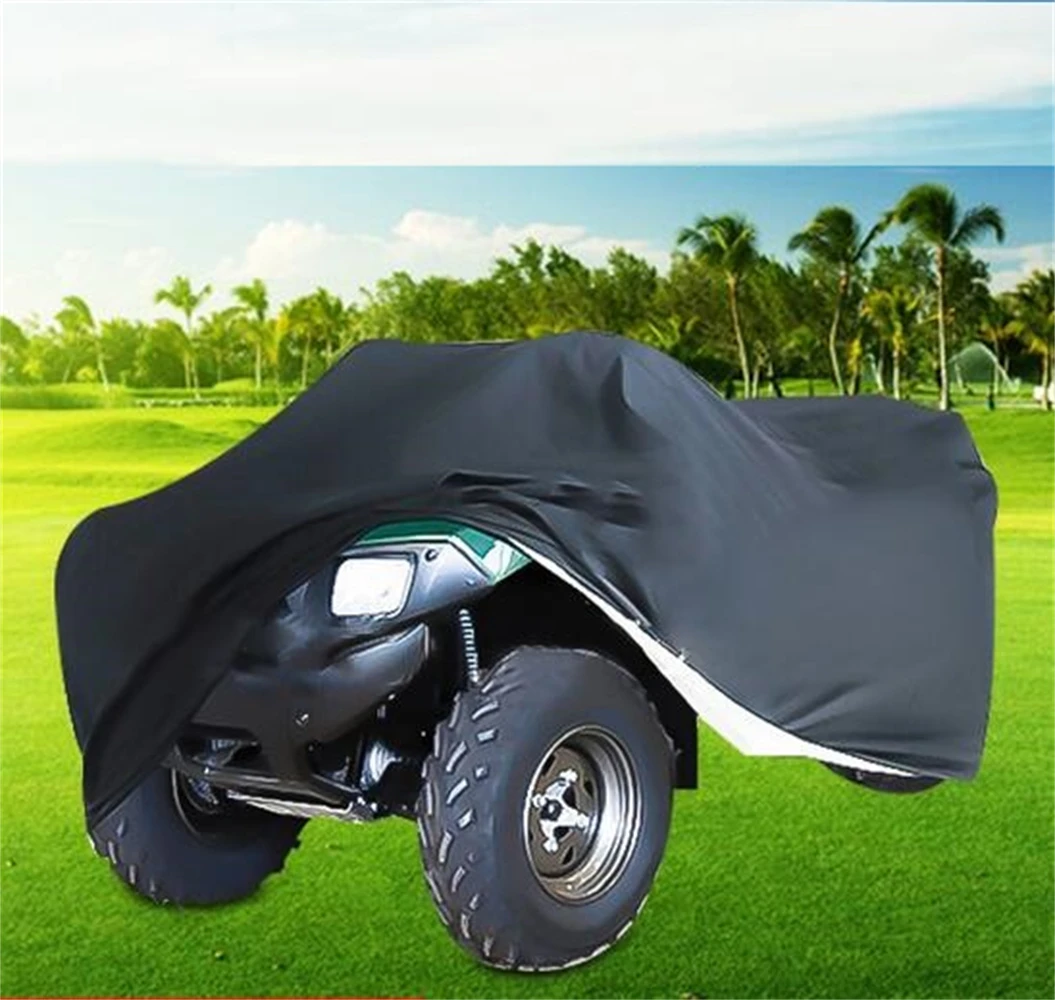 

Универсальный чехол для мотоцикла 190T, водонепроницаемый, пылезащитный, анти-УФ-чехол для мотоцикла ATV, чехол для двигателя, защита от солнца и дождя